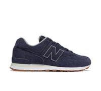 New Balance Men's 574 in Blue Suede/Mesh, size 8.5