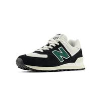 New Balance Men's 574 Sneaker, Black, 10 UK