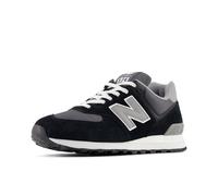 New Balance Men's 574 Sneaker, Black, 11 UK