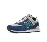 New Balance Men's 574 Sneaker, Nb Navy/Slate Grey/New Spruce, 5.5 UK