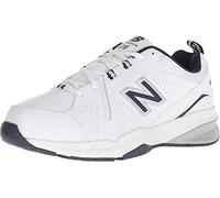 New Balance Men's 608 V5 Cross Trainer, White/Navy, 7.5 UK