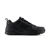 New Balance Men's 608v5 in Black Leather, size 8 Wide