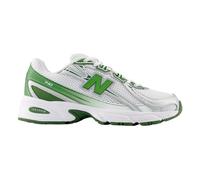 New Balance Men's 740 Sneakers, White/Alpine Green/Dark Alpine Green/Silver Metallic, 5.5