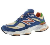 New Balance Men's 9060 Sneakers, Blue/Beige/Orange, 13 Women/11.5 Men