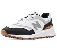New Balance Mens 997 Golf, White/Black, 10.5