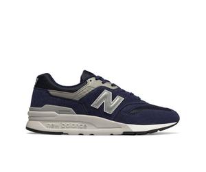 New Balance Men's 997H in Navy/Grey Suede/Mesh, size 7