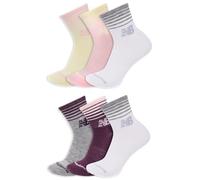 New Balance Men's and Women's Performance Cushioned Ankle Socks - 6 Pairs - Moisture Wicking, Assorted 2, Medium