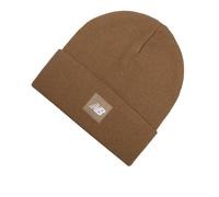 New Balance Men's and Women's Woven NB Logo Cuffed Knit Beanie, One Size, Great Plains
