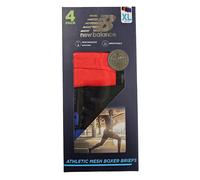 New Balance Men's Athletic Mesh Boxer Brief 4 Pack - NB3015-4