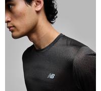 New Balance Athletics Printed Short Sleeve T-Shirt Slate Black - M