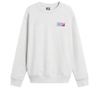 New Balance Men's Athletics Relaxed Premium Crewneck Athletic Heather Small