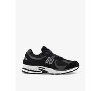New Balance Mens Black White 2002 Logo-patch Suede and Mesh Low-top Trainers Eur 43 / 9 Uk Men