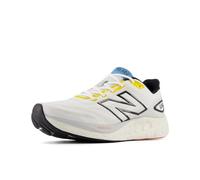 New Balance Men's Fresh Foam 680 V8 Running Shoe, White/Black/Ginger Lemon, 12.5 UK