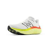 New Balance Men's Fresh Foam Kaiha Road Running Shoe, White/Black/Neo Flame, 9.5 X-Wide
