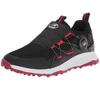 New Balance Men's Fresh Foam PaceSL BOA Golf Shoe, Black/Red, 12