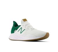 New Balance Men's Fresh Foam Roav V1 Sneaker, White/Classic Pine/Incense, 8.5 UK