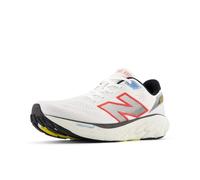 New Balance Men's Fresh Foam X 880 V14 Running Shoe, White/Neo Flame/Black, 14 Wide