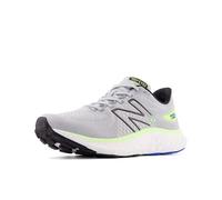 New Balance Men's Fresh Foam X Evoz V3 Running Shoe, Aluminum Grey/Black/Bleached Lime Glo, 10