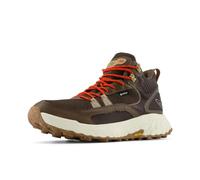 New Balance Men's Fresh Foam X Hierro Mid GTX V1 Trail Running Shoe, Dark Mushroom/Black Coffee/Neo Flame, 8.5 UK