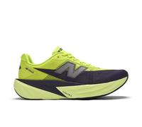 New Balance Men's FuelCell Rebel v5 in Green/Purple/Grey Synthetic, size 9 Wide