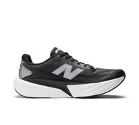 New Balance Men's FuelCell Rebel v5 Running Shoes, Black/Silver Metallic/White, 8/M