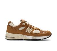New Balance Men's Made in UK 991v1 in Brown/Beige Leather, size 7.5