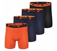 New Balance Men's Mesh 5" No Fly Boxer Brief (4 Pack) Boxer Briefs (pack of 4)