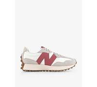 New Balance Mens Moondbeam Astro Dust 327 Logo-embroidered Suede and Woven Low-top Trainers 9.5