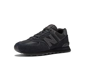 New Balance Mens Nb 574 Sneakers, Triple Black Eve Dark, 8.5 UK