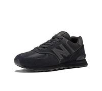 New Balance Mens Nb 574 Sneakers, Triple Black Eve Dark, 8 UK
