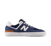 New Balance Men's NB Numeric 574 Vulc in Blue/White Suede/Mesh, size 7.5