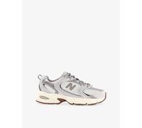 New Balance Mens New Balance Mr530 Leather and Mesh Trainers Grey Matter Truffle Salt 5.5