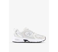 New Balance Mens New Balance Mr530 Logo-Embossed Leather and Mesh Low-Top Trainers Sea Salt Off White Grey Eur 38 / 4 UK Men