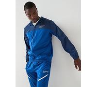 New Balance Mens Reimagined Woven Graphic Jacket, Blue, Size Xl, Men Blue