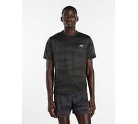 New Balance Athletics Printed Short Sleeve T-Shirt Slate Black - L