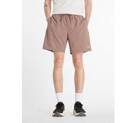 New Balance Mens Running Essentials 7Inch Shorts - Brown, Brown, Size L, Men Brown