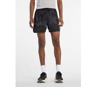 New Balance Mens Running Rc Printed 5Inch Shorts, Grey, Size M, Men Grey