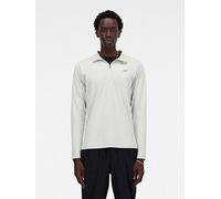 New Balance for man. MT41915 Space Dye Sweater 1/4 Zip grey (L), Casual, Sport, Multisport, Recycled Polister, Sustainable