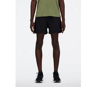 New Balance Men's Running Sport Essentials Lined 5 Inch Shorts - Black, Black (Bk), Size S, Men Black (Bk)