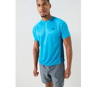 New Balance Viz-tech Short Sleeve T-shirt Blue L Men
