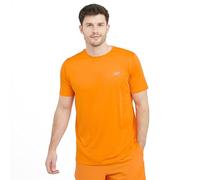 New Balance Men's Sport Essentials Heathertech T-Shirt, Sizzle, S