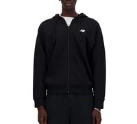 New Balance Men's Sport Essentials Logo French Terry Full Zip Jacket, Black, S