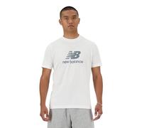 New Balance Men's Sport Essentials Logo T-Shirt, White, Medium