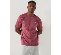 New Balance Mens Sports Essentials Cotton T-Shirt, Burgundy, Size M, Men Burgundy