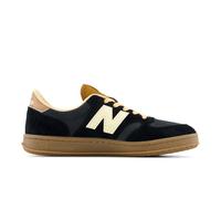 New Balance Men's T500 in Black/Beige/Brown Leather, size 7