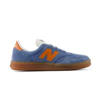 New Balance Men's T500 in Blue/Brown Suede/Mesh, size 4