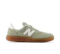 New Balance Men's T500 in Green/White Suede/Mesh, size 10