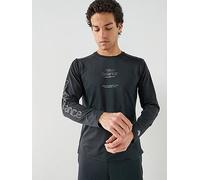 New Balance Mens Training Reflective Poly Long Sleeve T-Shirt, Black, Size 2Xl, Men Black