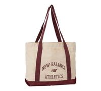 New Balance Men's, Women's, Unisex Cotton Canvas Tote Travel Bag, Casual Wear, One Size, NB Burgundy