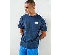 New Balance Woven Label Short Sleeve T-shirt Blue S Men